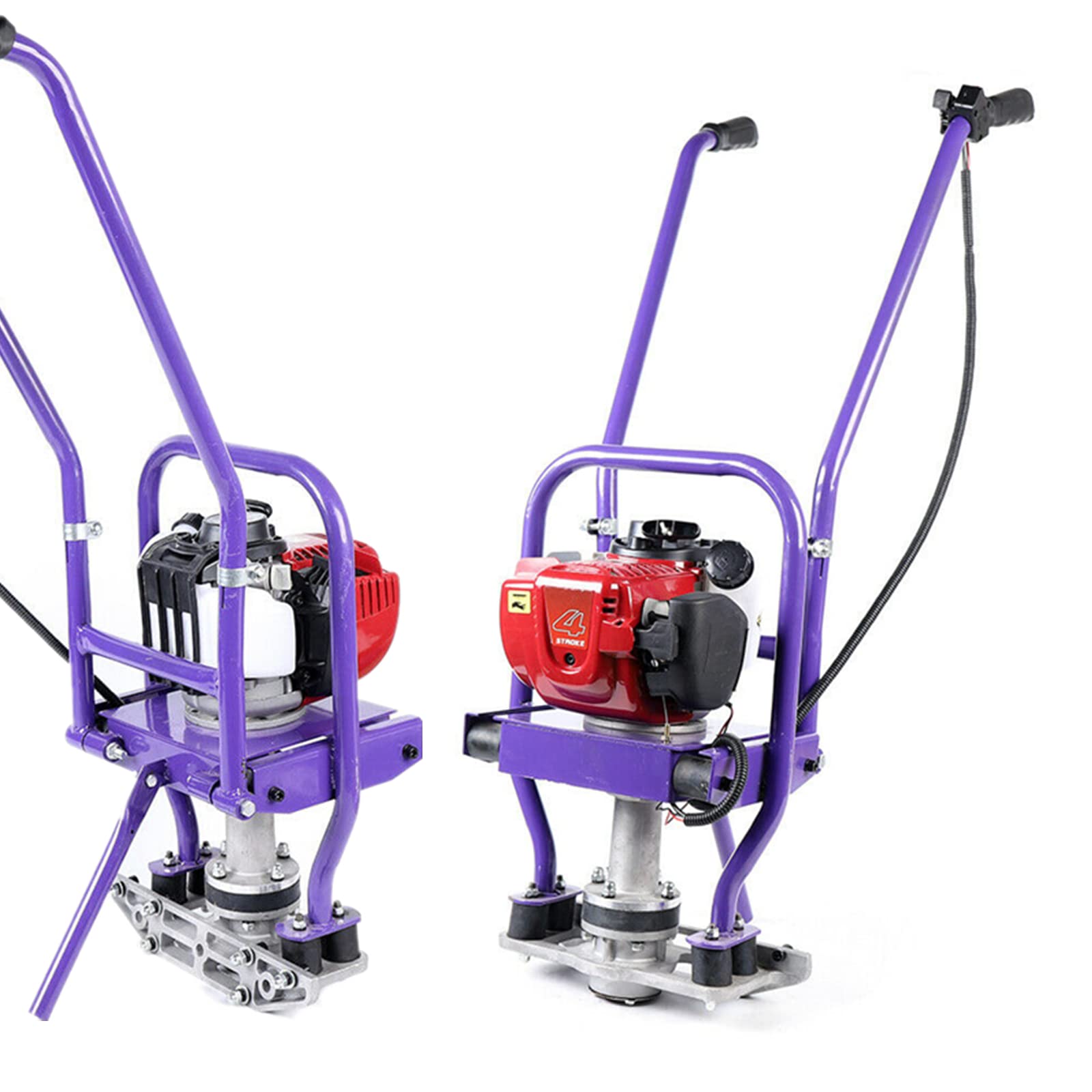 35.8CC 4-Stroke Gas Powered Concrete Screed with GX35 Engine - 1.36HP Vibrating Motor for Concrete Leveling & Cement Finishing - Ideal for Driveways, Patios & Construction Projects