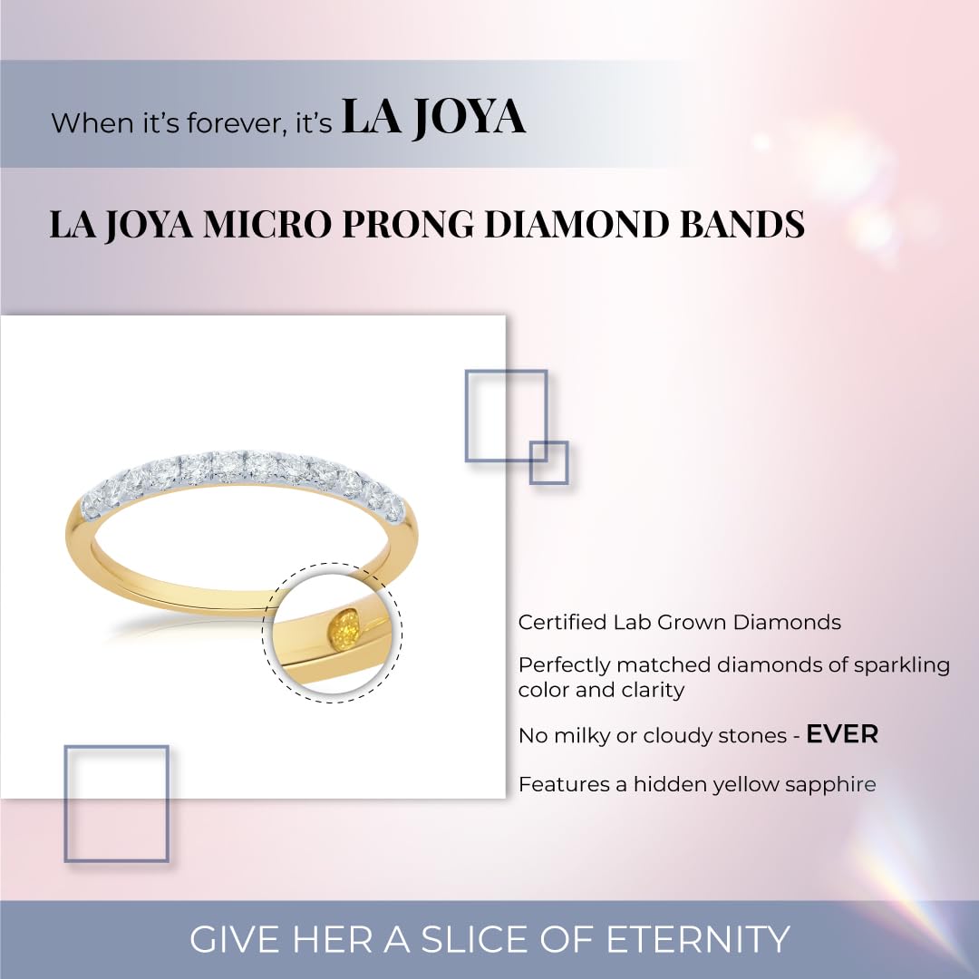 Lab Grown Diamond Wedding Bands for Women - 10K Yellow, White & Rose Gold Certified Diamond Rings | Anniversary, Promise & Stackable Bands | 1/10-1/2 Carat | Perfect for Weddings, Engagements & Special Occasions