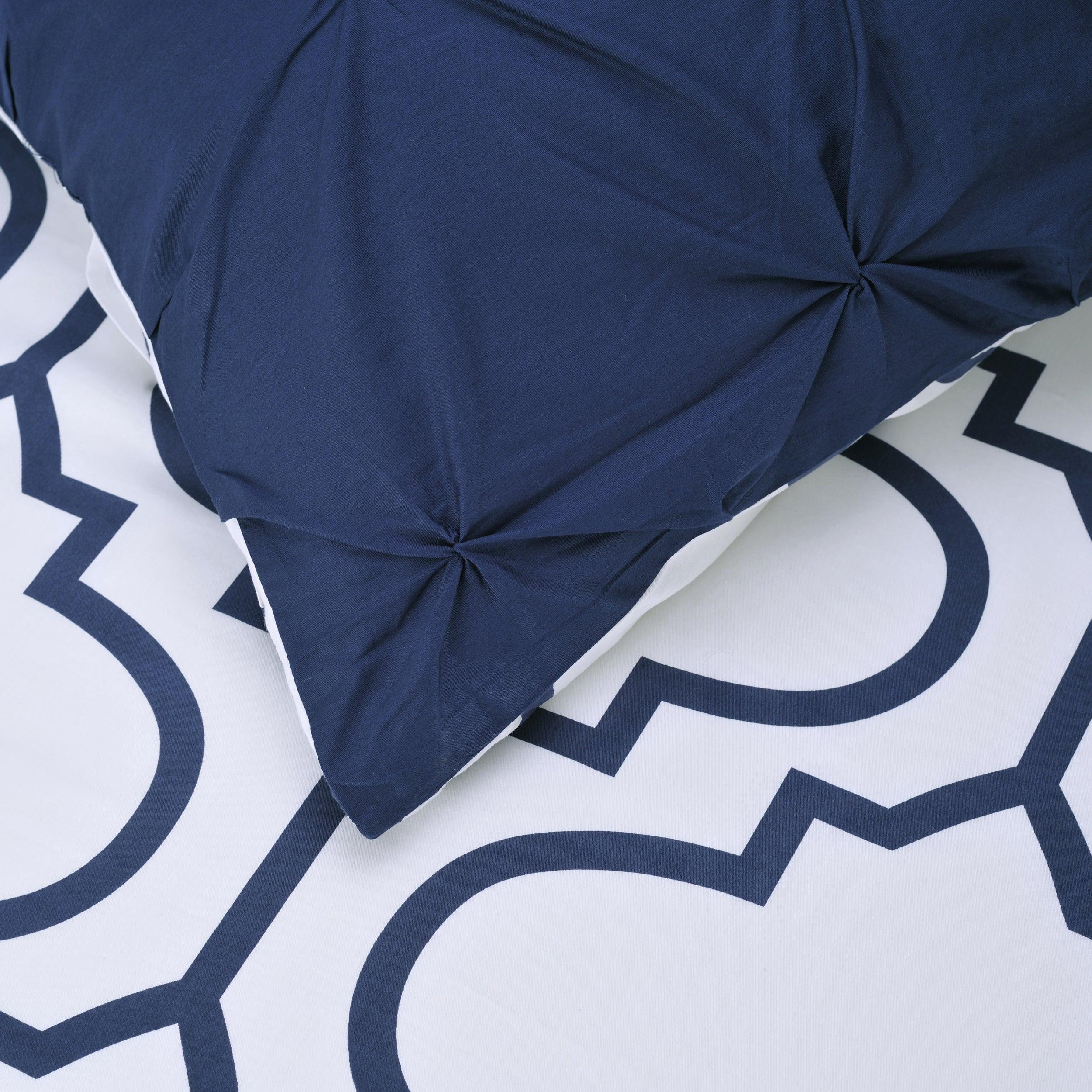 Modern Geometric Cotton Valencia Set with Button Closure - Stylish Home Decor for Living Room, Bedroom & Office