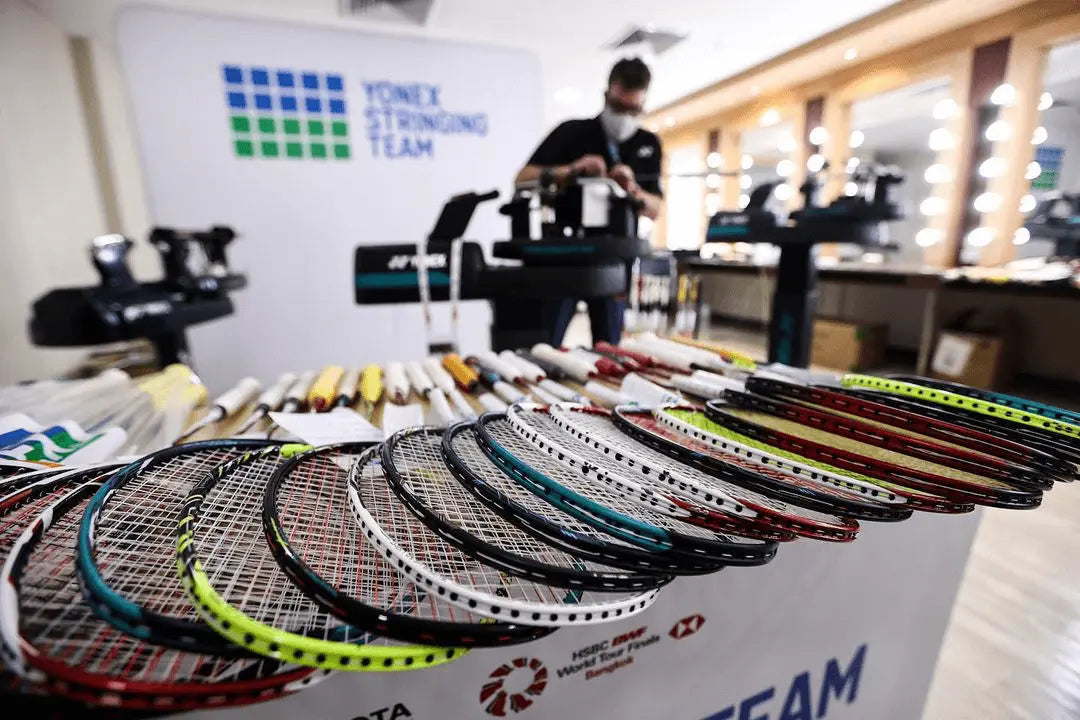 Professional Stringing Service for Tennis & Badminton Rackets | High-Quality String Replacement | Perfect for Sports Enthusiasts & Club Players
