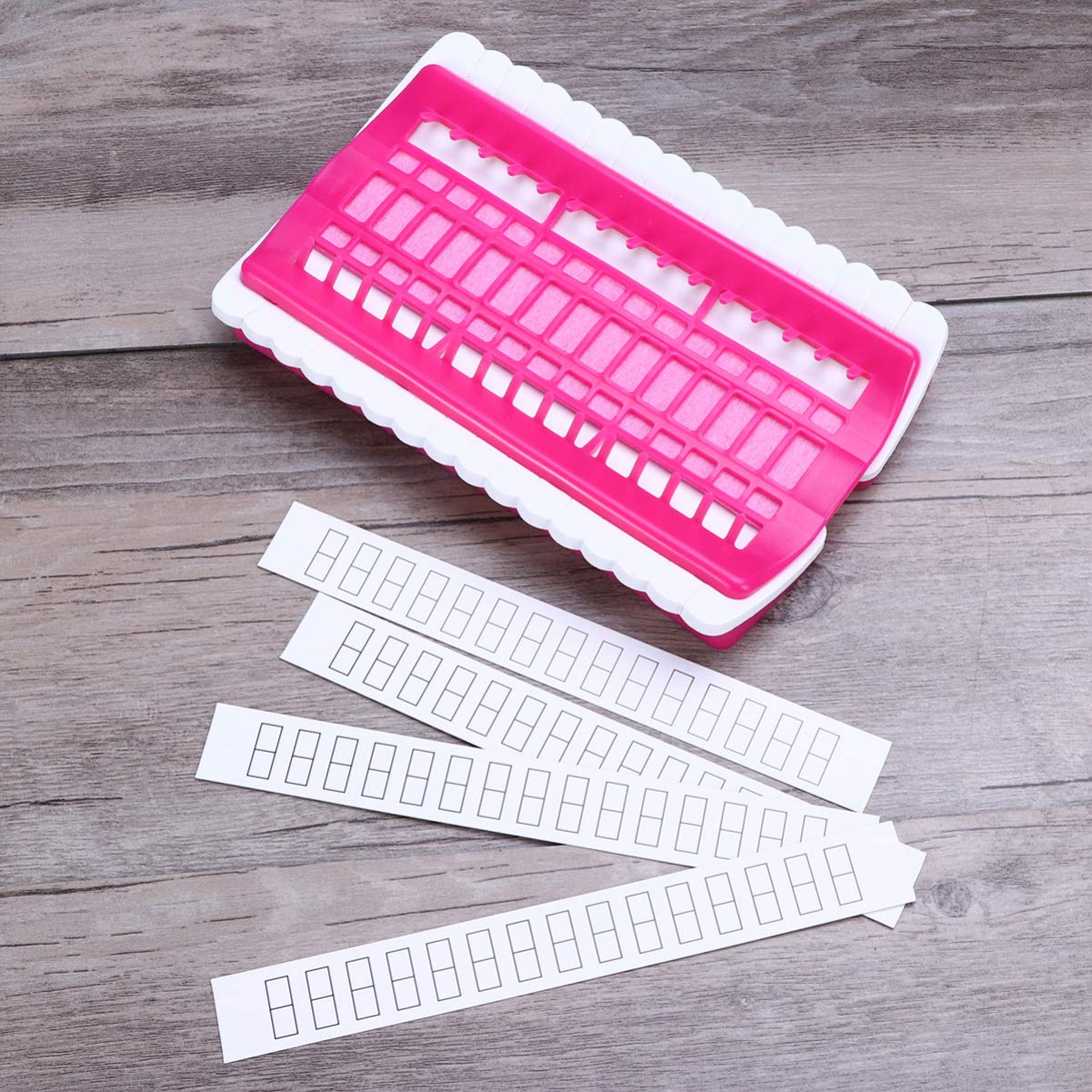 Cross Stitch Organizer Bag with Cord Clips - Embroidery Project Kit for Needlework Supplies & Thread Storage - Perfect for Cross Stitch, Embroidery, Sewing & Craft Organization