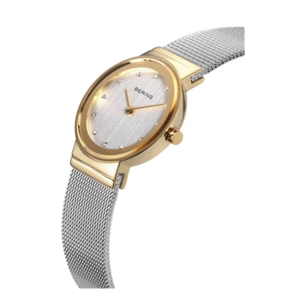 BERING 10126 001 Classic Women's Watch - Elegant Stainless Steel Analog Wristwatch with Sapphire Crystal, Water Resistant for Everyday Wear & Formal Occasions