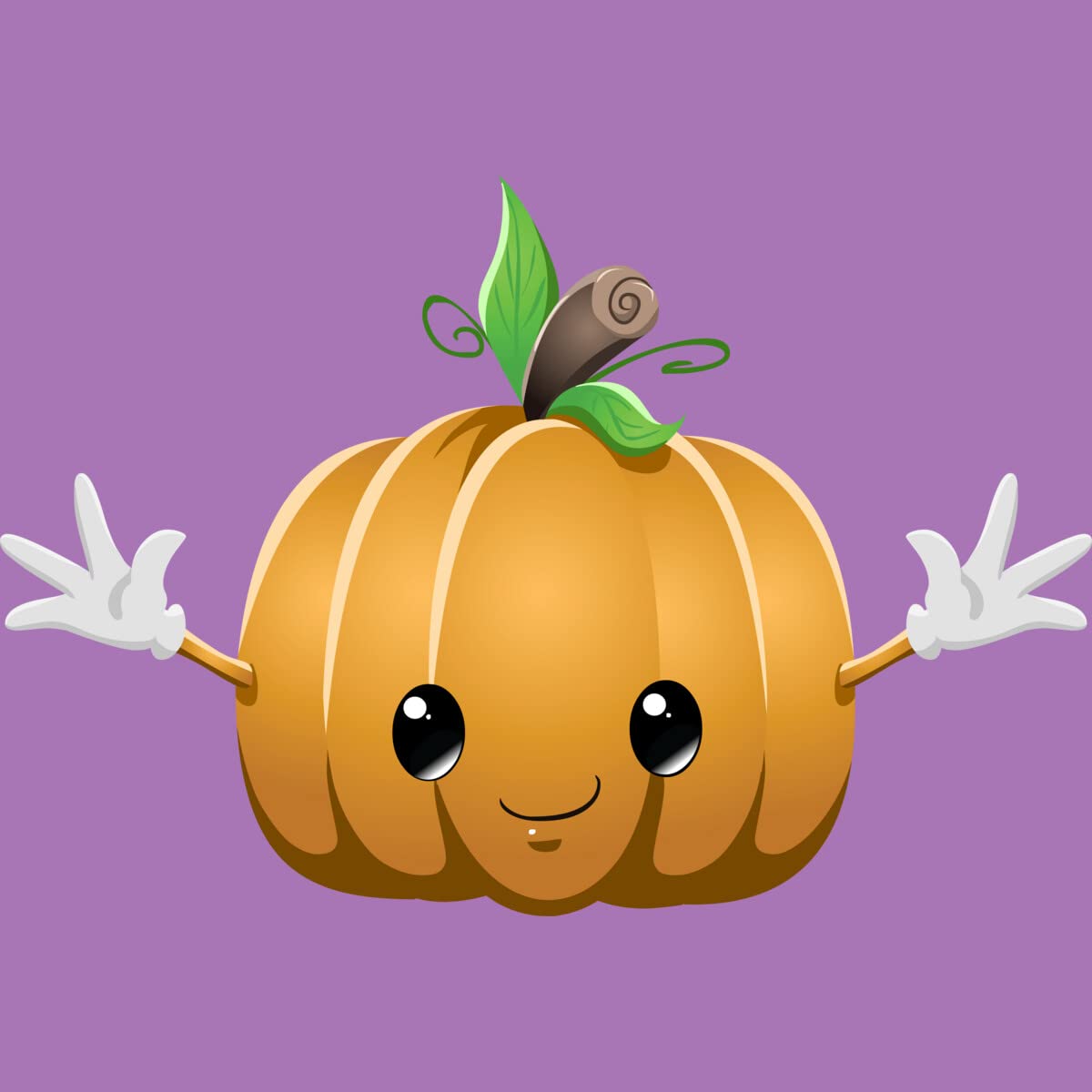 Design By Humans Girls Halloween Pumpkin Monster Graphic Tee by LironPeer - Cute Halloween Costume T-Shirt for Trick or Treating & Spooky Party Outfits