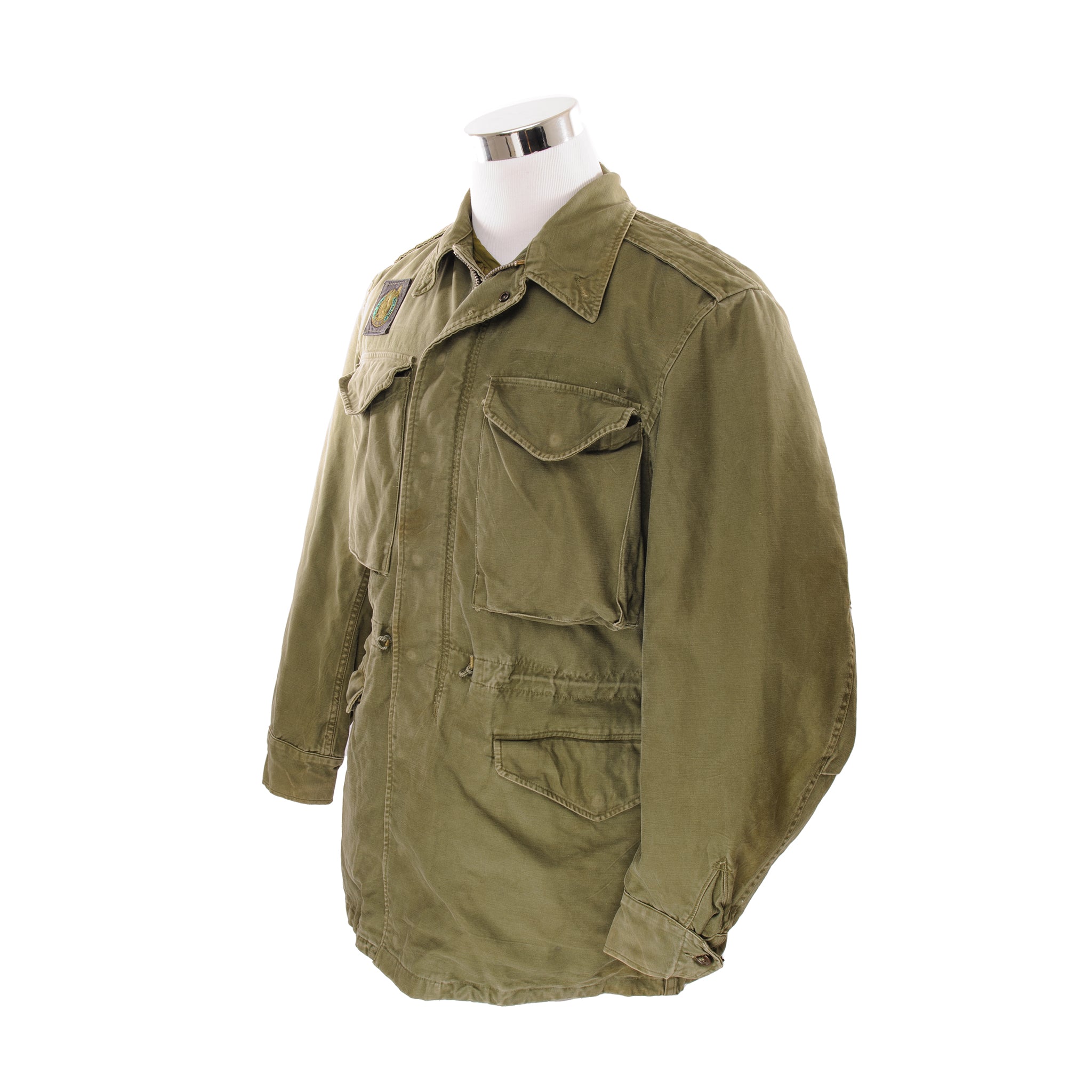 Vintage US Army Vietnam War M-1951 M51 Field Jacket - 1958 Issue, Size Long Small - Military Surplus Outerwear for Reenactments & Outdoor Adventures