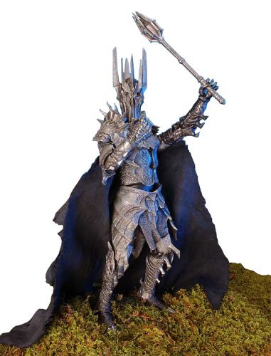 The Dark Lord Sauron Deluxe Talking Action Figure - Lord of The Rings Collectible Toy with Blue Box Packaging | Perfect for LOTR Fans, Display Collections & Role Play Scenes