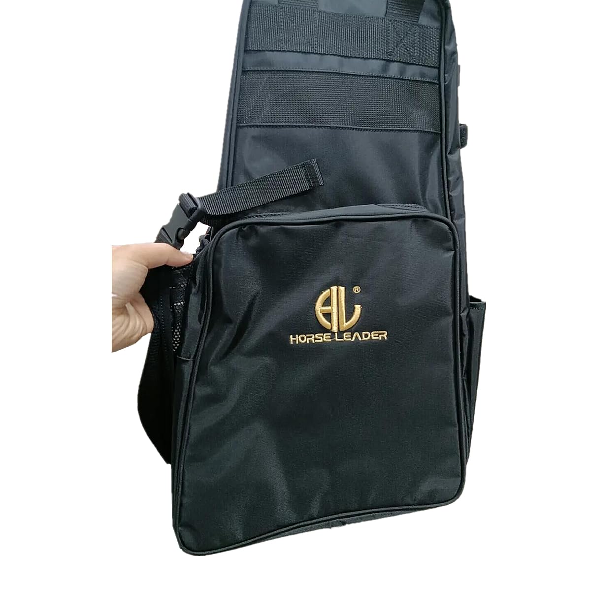 UNISTRENGH Professional Equestrian Riding Boot Bag - Large Waterproof Horse Riding Boot Carrier for English & Tall Boots - Perfect for Horse Shows, Training & Stable Storage