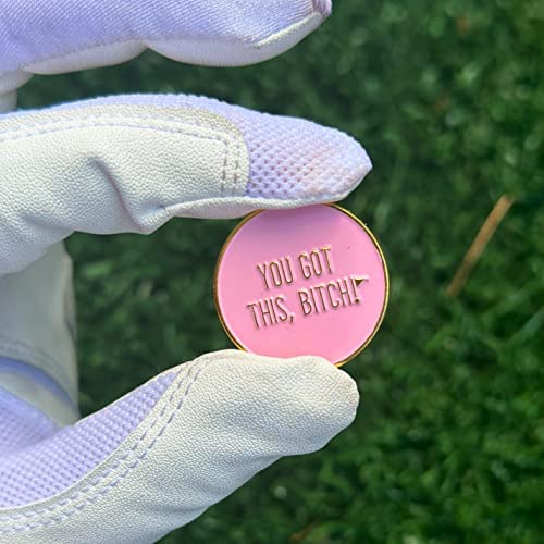 Birdie Girl Women's Magnetic Golf Ball Marker Hat Clip - Stylish Golf Accessories for Women | Perfect for Golf Bags, Hats & Gloves | Great Golf Gift for Women Players