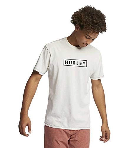 Hurley Men's Lightweight Vintage Graphic T-Shirt - Soft Cotton Short Sleeve Tee for Casual Wear, Street Style & Everyday Comfort