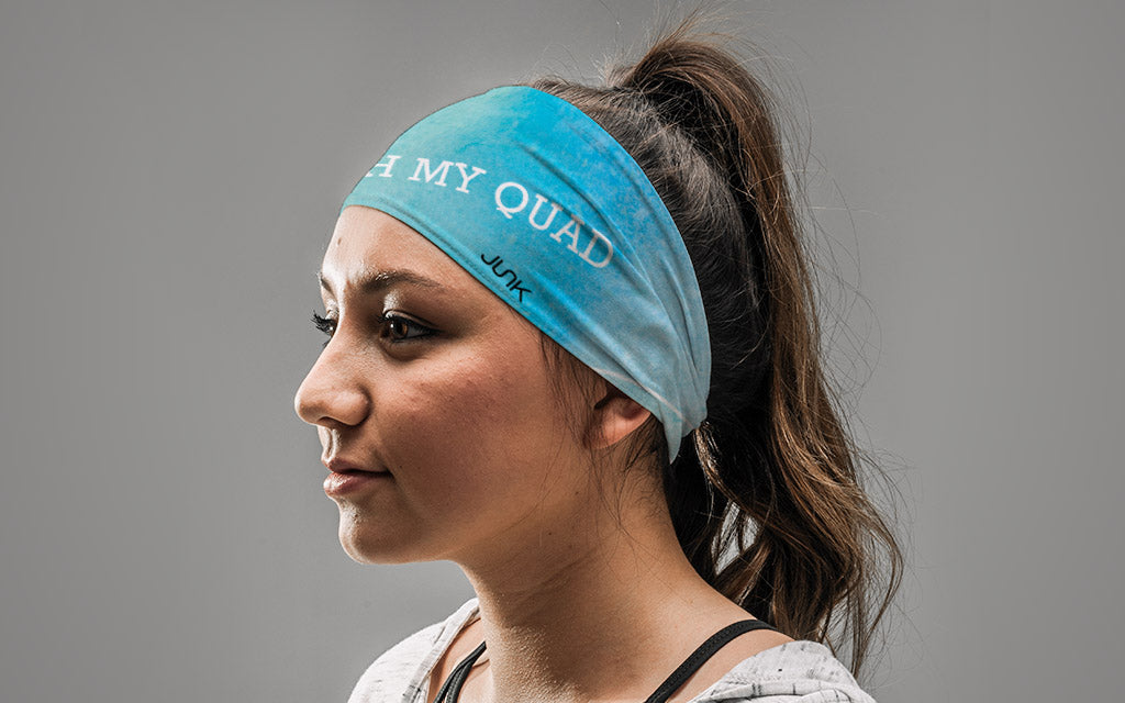 Oh My Quad Big Bang Lite Headband - Stylish & Comfortable Workout Headband for Women - Perfect for Running, Yoga, Gym & Fitness Activities