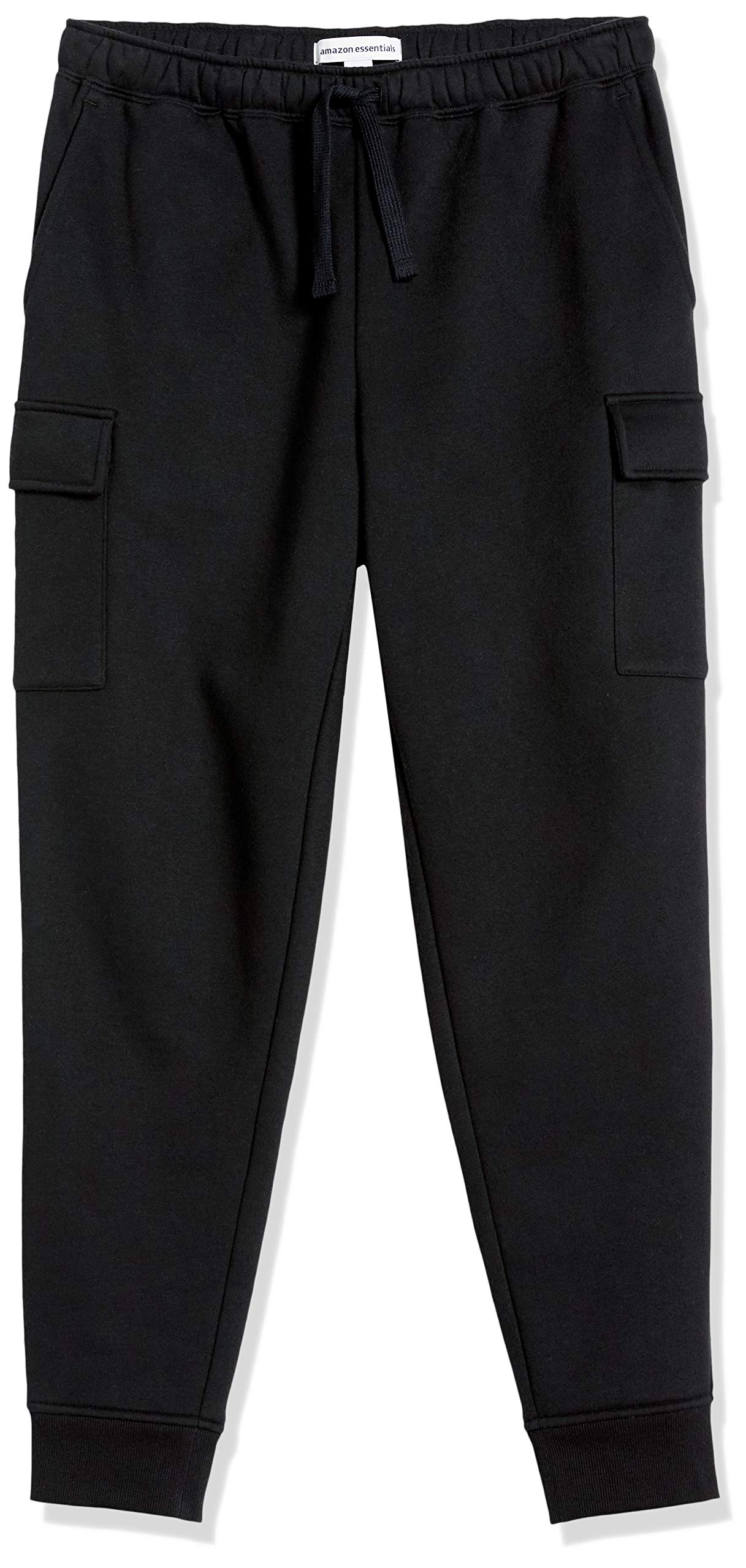 Amazon Essentials Men's Fleece Cargo Jogger Sweatpants - Comfortable Casual Pants for Lounge, Workout & Outdoor Activities