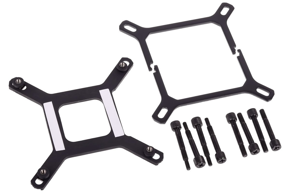 Alphacool 12567 Eisbaer Intel CPU Water Cooling Kit with Backplate and Screws - High-Performance Liquid Cooling for Gaming and Overclocking