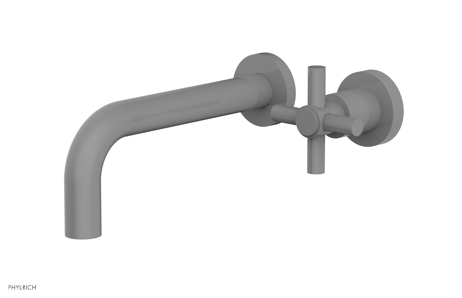 D131-15 Single Handle Wall Mount Lavatory Faucet Set - Cross Handle Design for Bathroom Sink, Perfect for Modern Home & Commercial Use