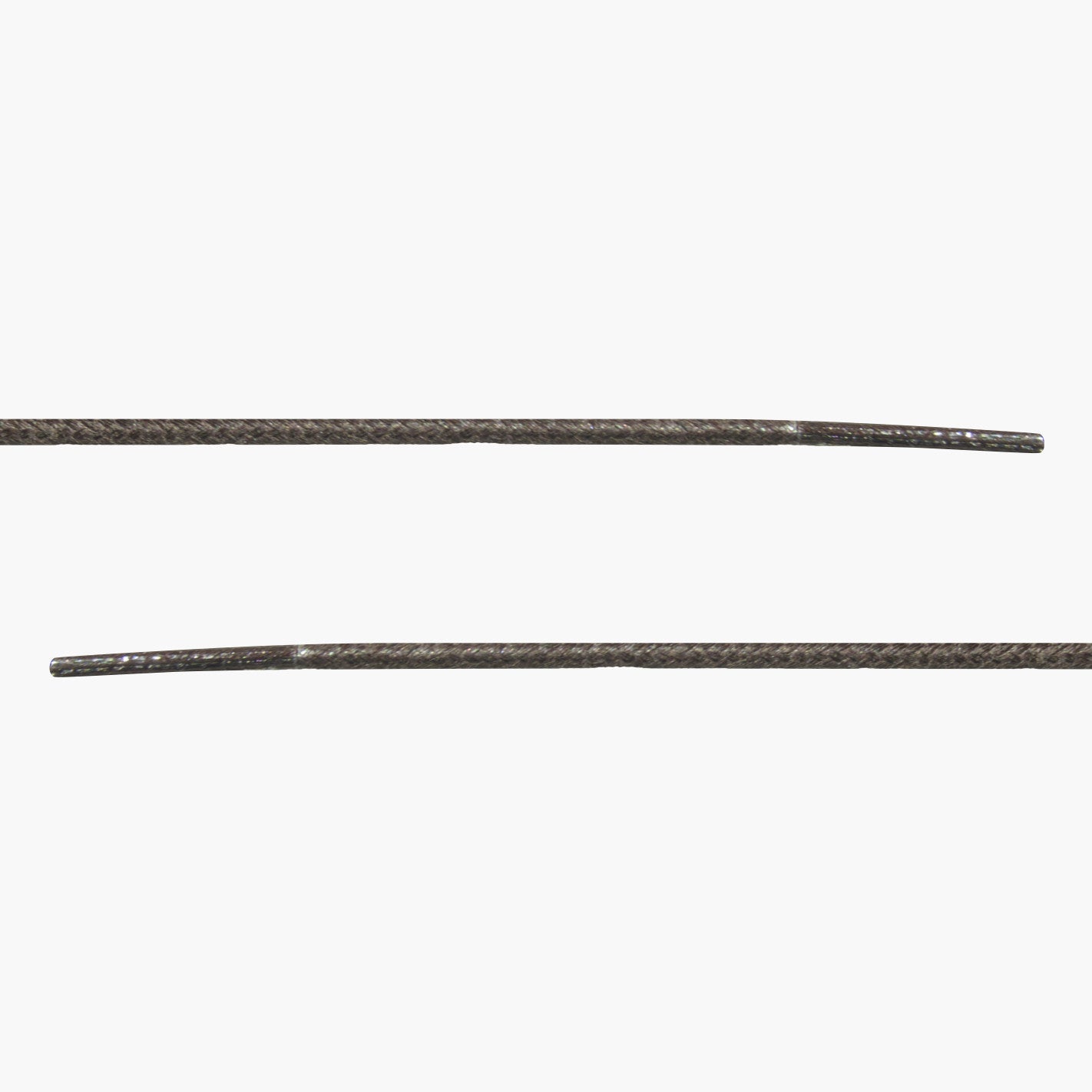 Premium Round Waxed Cotton Shoelaces - Durable & Water-Resistant Brown Laces for Boots, Hiking Shoes & Outdoor Gear