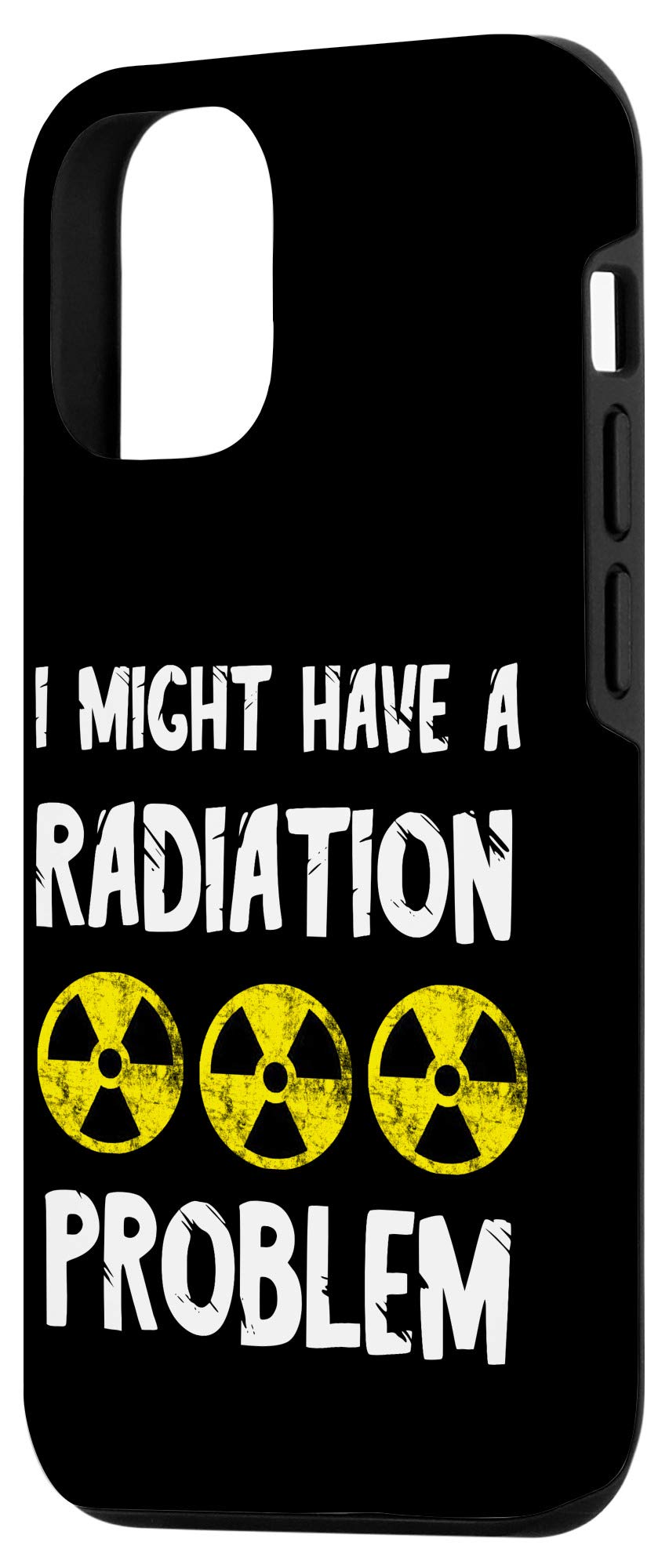 iPhone 12/12 Pro Radiation Symbol Protective Case - Fallout Nuclear MRI Resistant Phone Cover for Sci-Fi Fans & Medical Professionals
