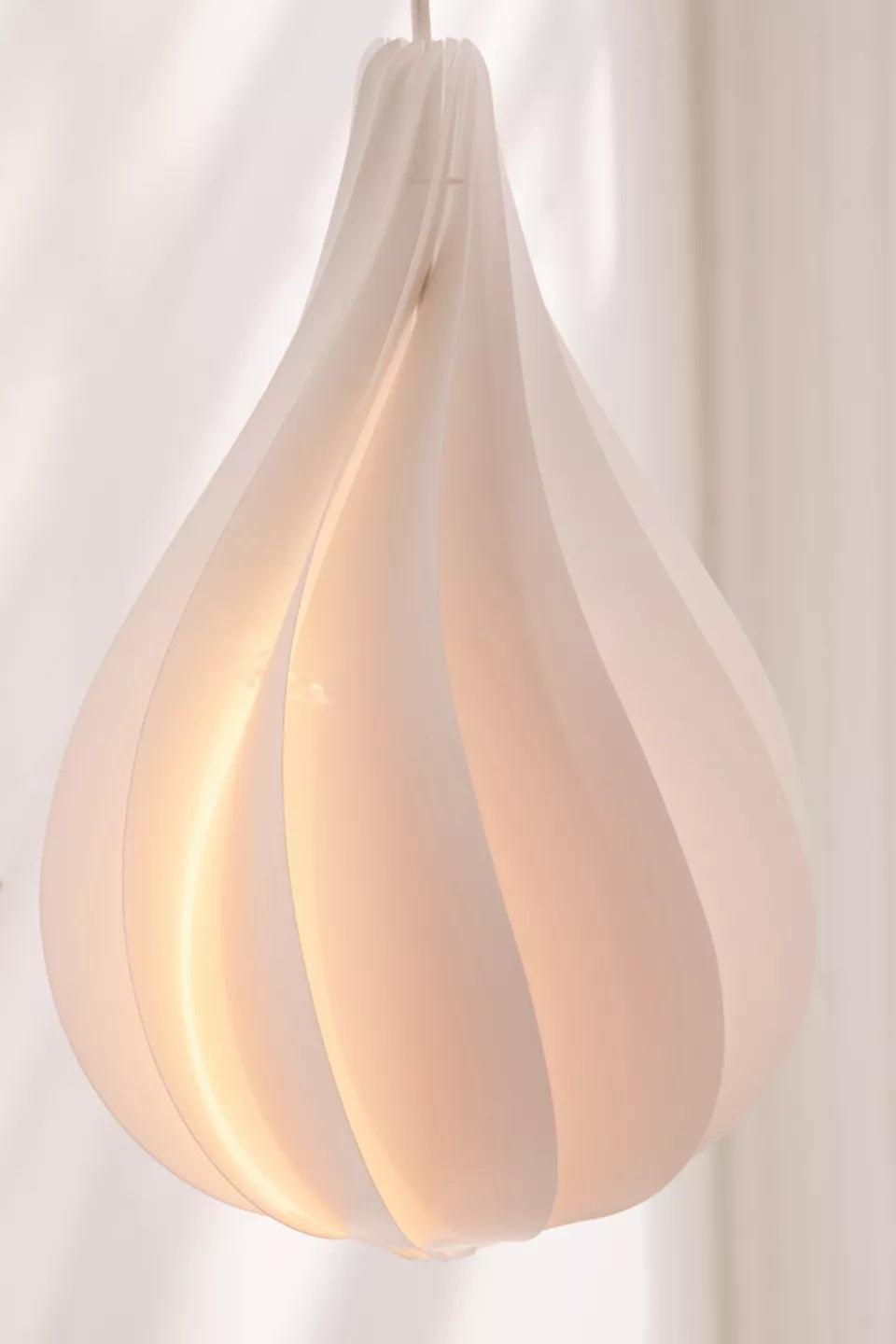 Modern Alva Pendant Light - Sleek Scandinavian Design Glass Ceiling Lamp for Kitchen Island, Dining Room & Bedroom Lighting