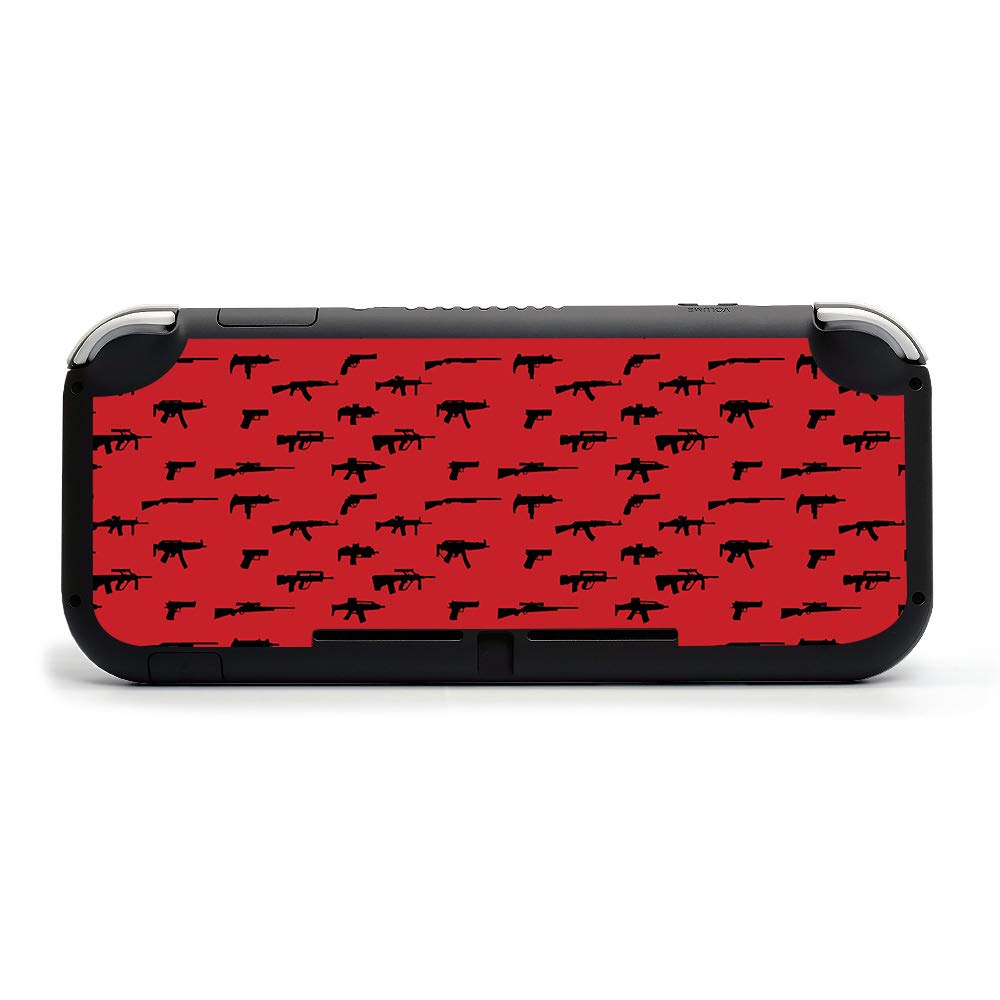 MightySkins Vinyl Decal Wrap Cover for Nintendo Switch Lite - Guns Design | Protective & Durable Skin | Easy to Apply & Remove | Made in USA | Perfect for Gaming, Travel & Personalization