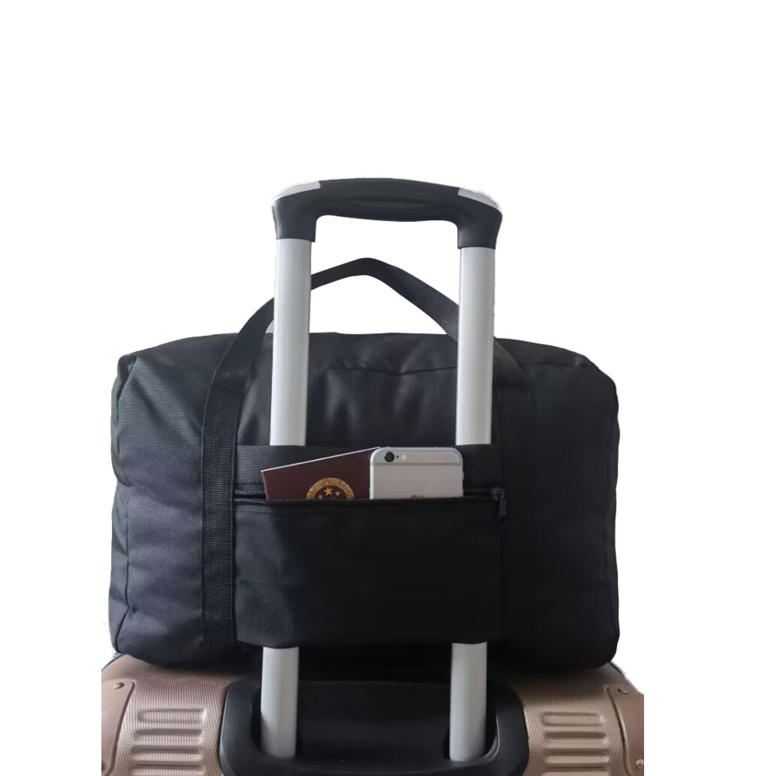 Foldable Travel Duffel Bag for Spirit Airlines - Waterproof Carry-On Luggage, Personal Item Bag | Unisex Overnight Weekender for Business Trips, Gym & Weekend Getaways