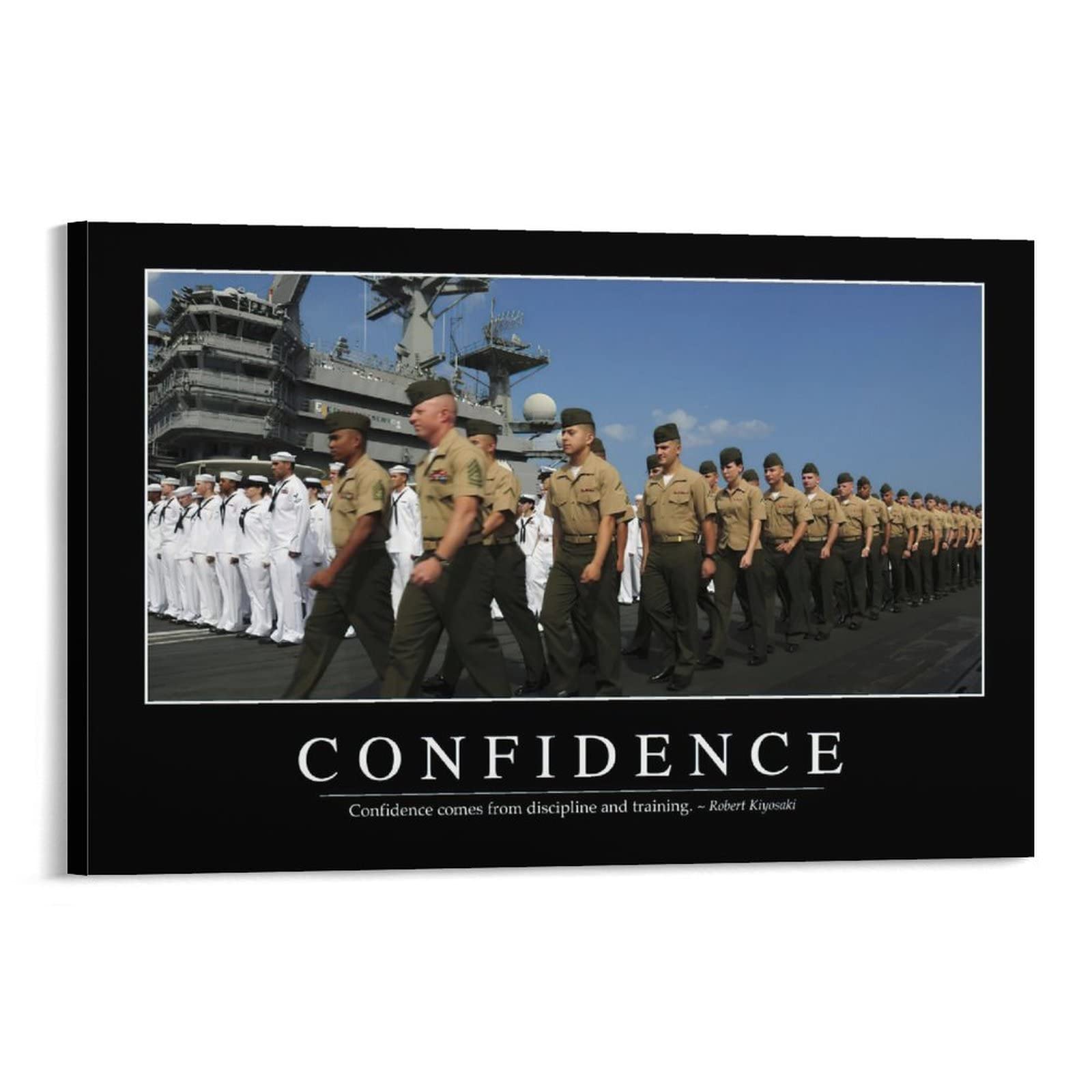 Motivational Posters for Confidence - Inspirational Wall Art Prints (8x12 inch/20x30cm) - Perfect for Living Room Decor, Office & Bedroom Wall Decoration