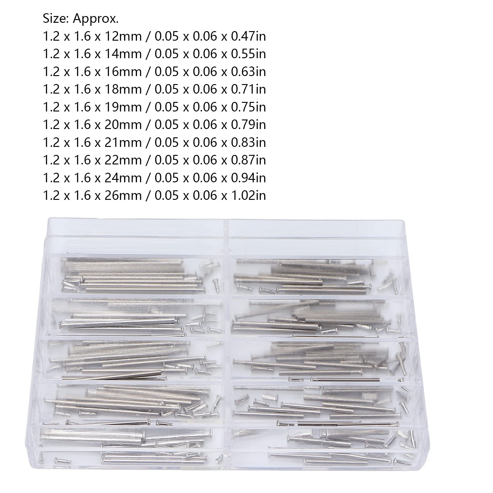Professional Watch Link Remover Kit with Pressure Bars, Pins & Rivet Ends - Watch Band Repair Tool for Adjusting Bracelet Size, Removing Clasps & Friction Pins - Perfect for Watch Repair Shops, Jewelers & DIY Watch Band Adjustments at Home