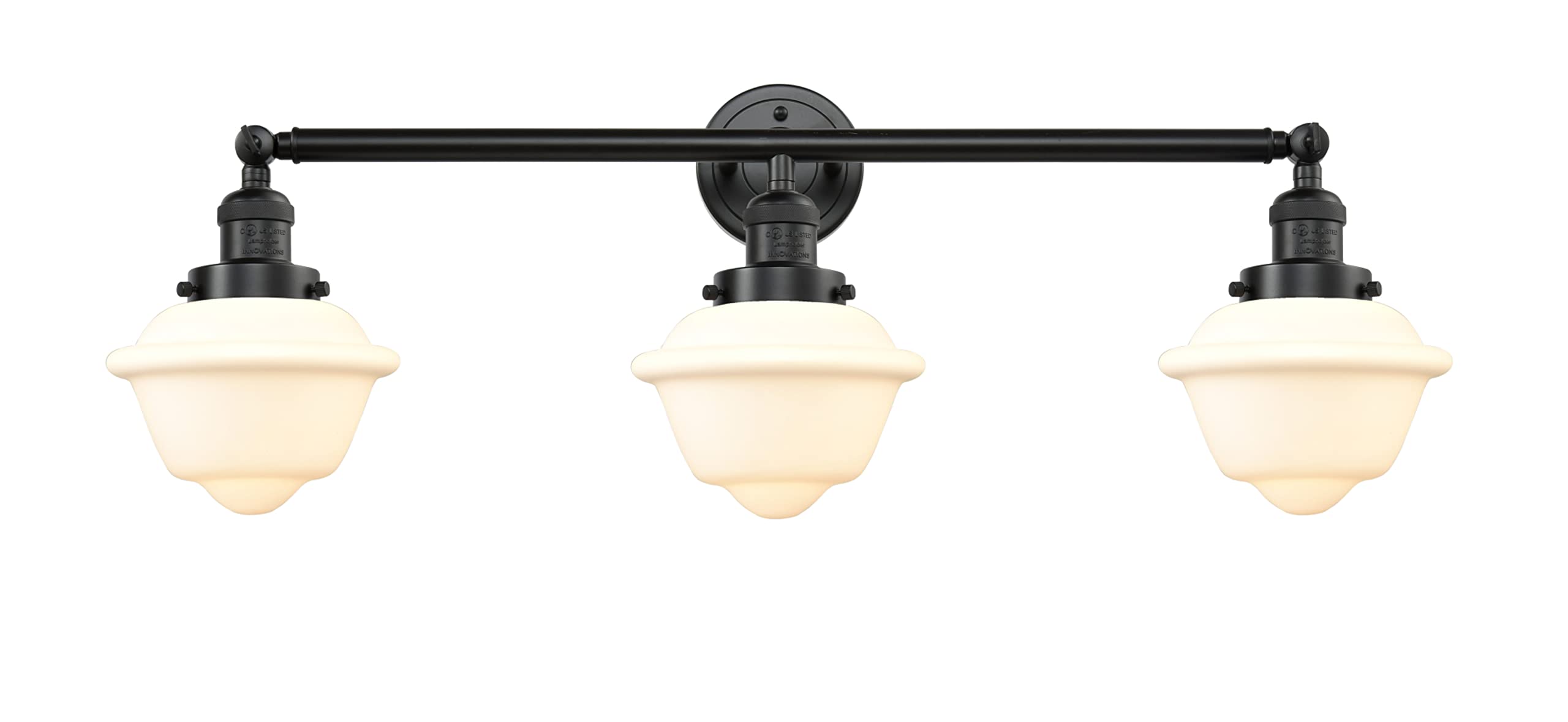 Franklin Restoration Collection 3-Light Bathroom Vanity Fixture in Bronze - Perfect for Modern Bathrooms, Powder Rooms & Home Renovations
