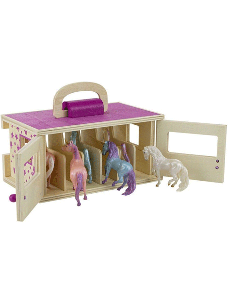 Breyer Unicorn Carry Case - Durable Storage for Collectible Unicorn Figures - Perfect for Travel, Play & Display