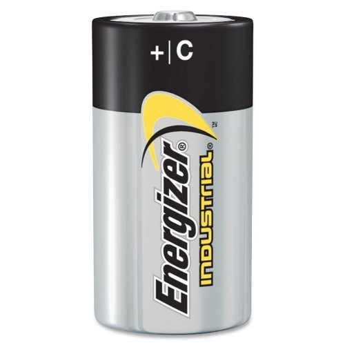 100 Pack Energizer EN93 C Size Industrial Alkaline Batteries - Bulk Quantity for Flashlights, Toys & Emergency Kits - Long-Lasting Power Supply