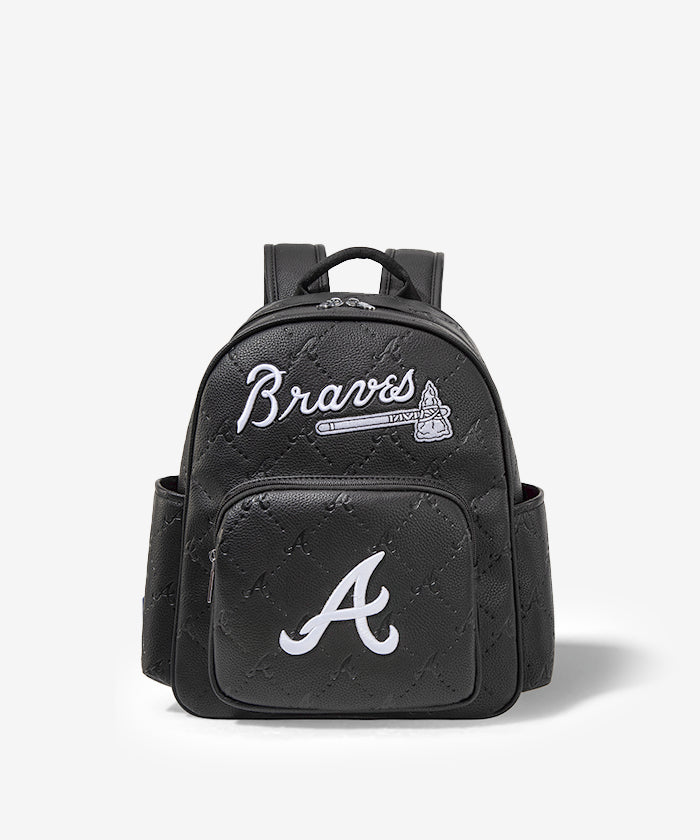 MLB Atlanta Braves Baseball Backpack for Men & Women - Official Licensed Team Logo - Durable School & Travel Backpack for Sports Fans