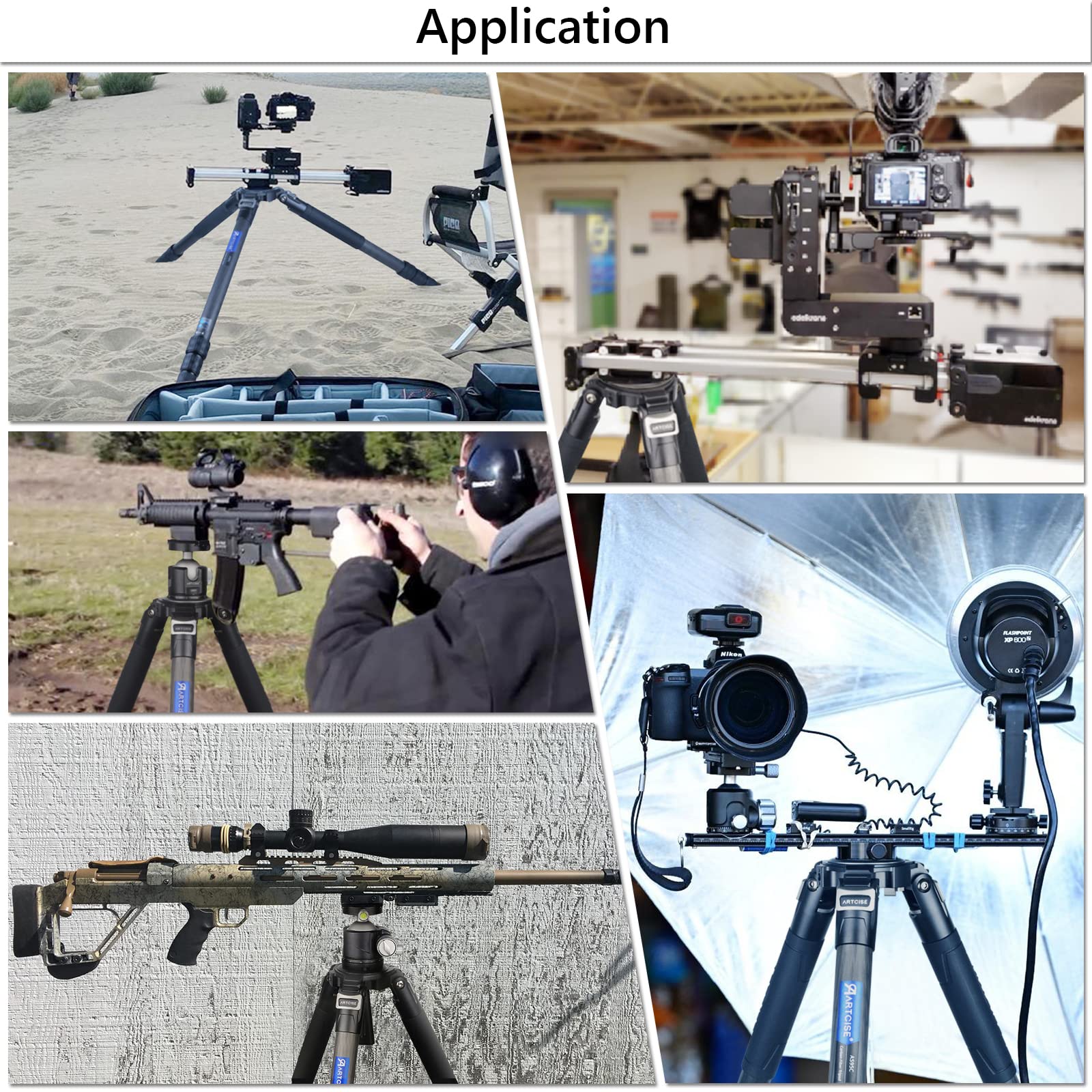 10-Layer 40mm Carbon Fiber Tripod with 2-Section External Center Column - Ultra Stable Professional Heavy Duty Carbon Bowl Tripod (Max Load 88 lbs/40 kg) for DSLR Cameras & Camcorders - Perfect for Outdoor Photography, Studio Shoots & Videography (90C Ultra Model)
