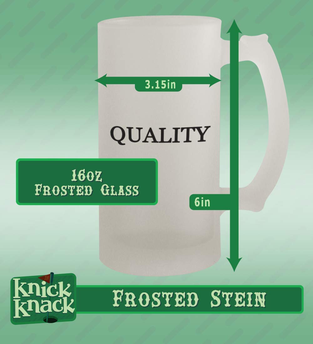 Anime and Chill - 16oz Frosted Glass Beer Stein with Unique Design - Perfect for Anime Lovers, Home Bars, Parties & Gift Giving