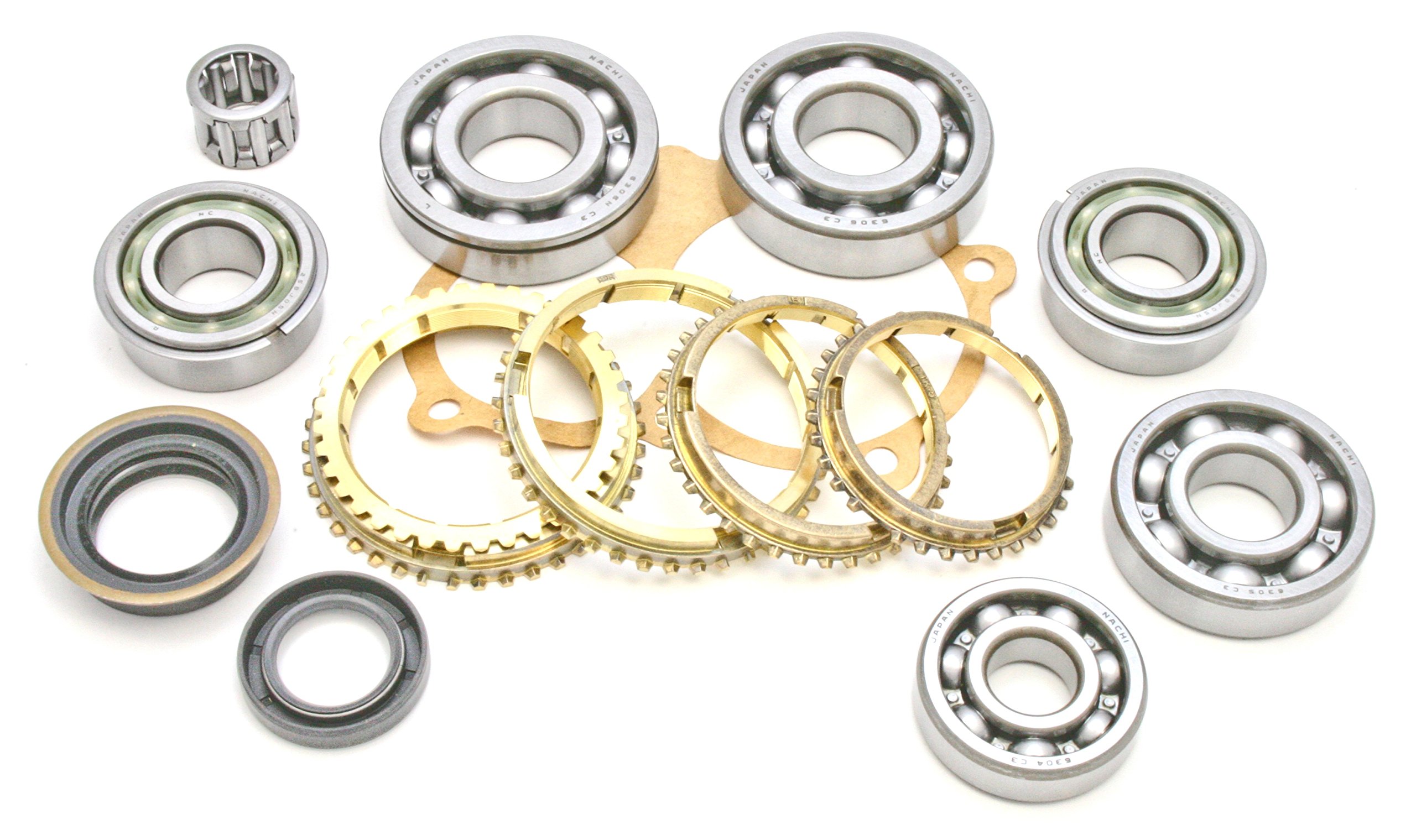 Mazda RX7 Transmission Rebuild Bearing Kit with Rings - Compatible with 1986-1992 RX7 Models - Perfect for DIY Transmission Repair & Restoration Projects