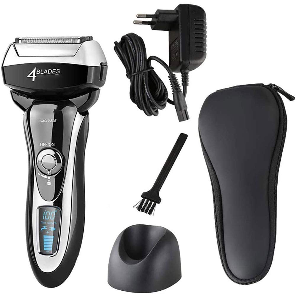 Premium Electric Razor for Men - Rechargeable Wet & Dry Foil Shaver with Precision Trimmer | Washable & Easy Clean | Perfect for Travel, Daily Grooming & Sensitive Skin Care