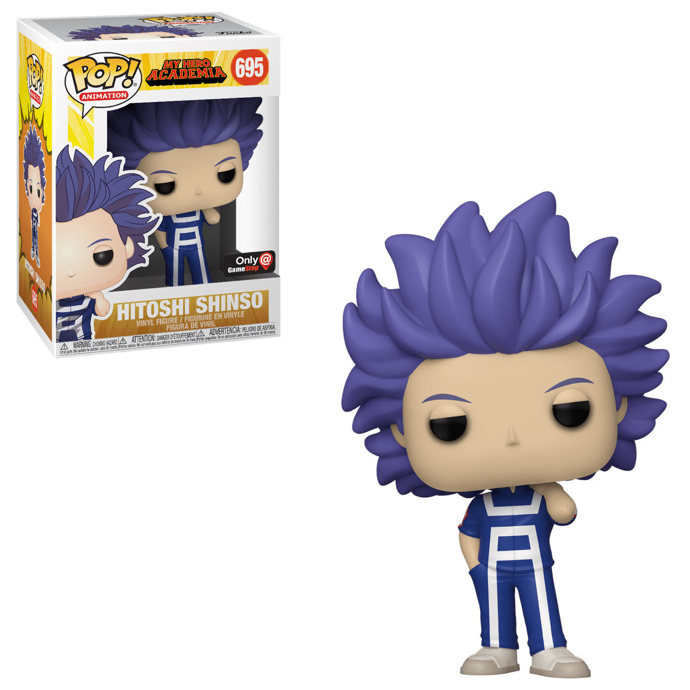 My Hero Academia Hitoshi Shinso Action Figure - Exclusive GameStop Edition - Perfect for Anime Collectors & Gift Giving