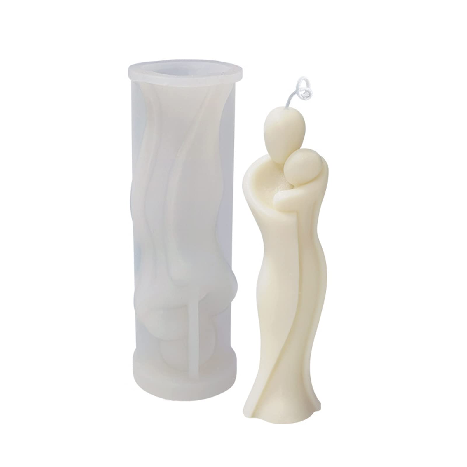 Premium Silicone Candle Molds for DIY Wax Candle Making - 3D Body Shaped Candle Molds, Thick Reusable Art Molds for Handmade Candles - Perfect for Home Decor, Spa Relaxation & Romantic Gifts
