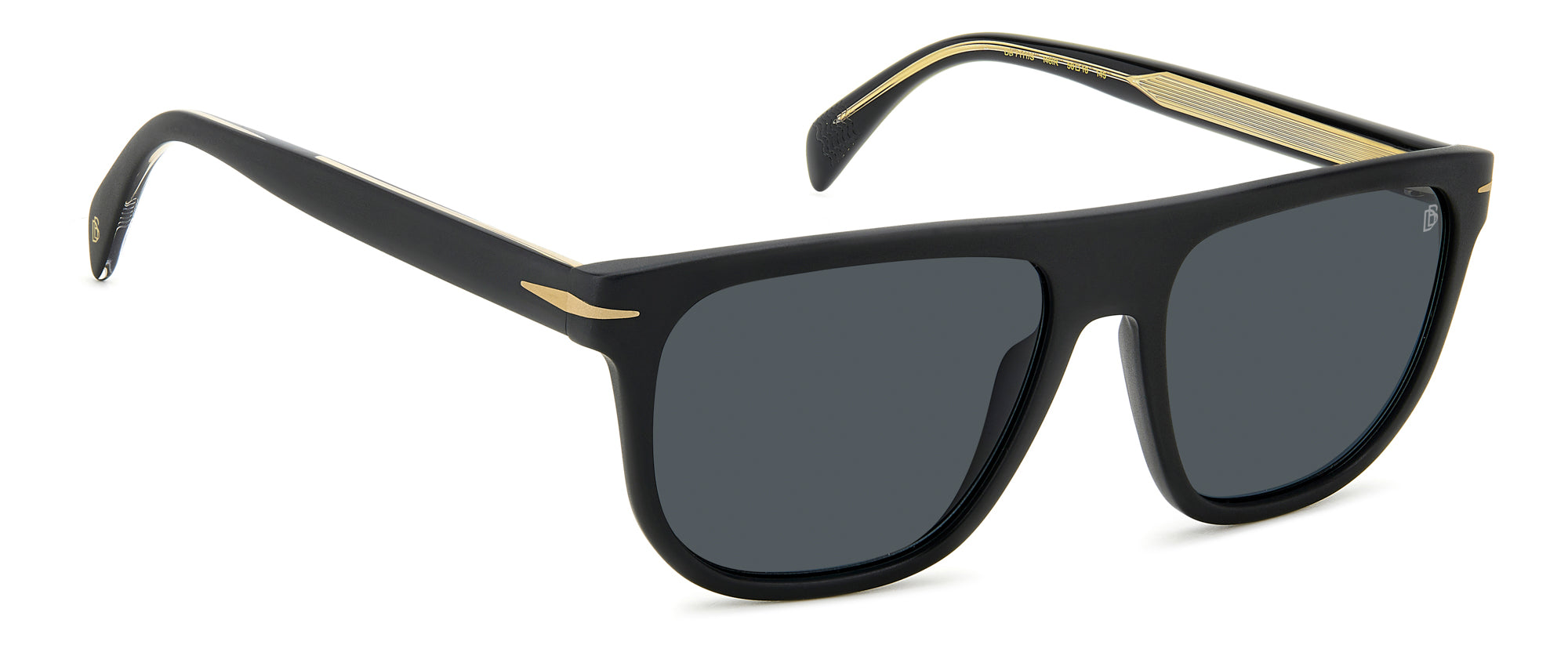 David Beckham DB7111/S Sunglasses - Polarized Aviator Style for Men & Women - Perfect for Driving, Travel & Outdoor Activities