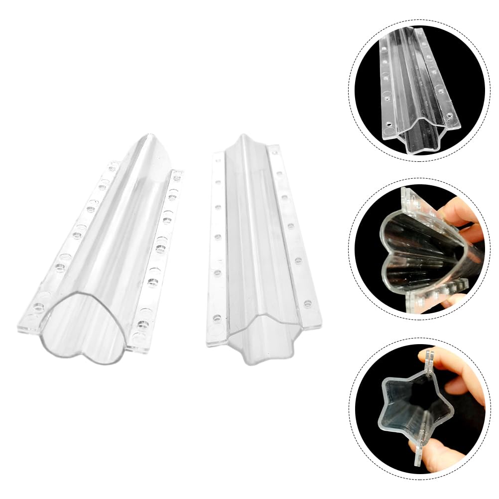 Yardwe 10PCS Plastic Cucumber Shaping Molds - Star & Heart Shaped Fruit & Vegetable Forming Tools for Garden DIY, Food Decoration, and Kids Cooking Activities