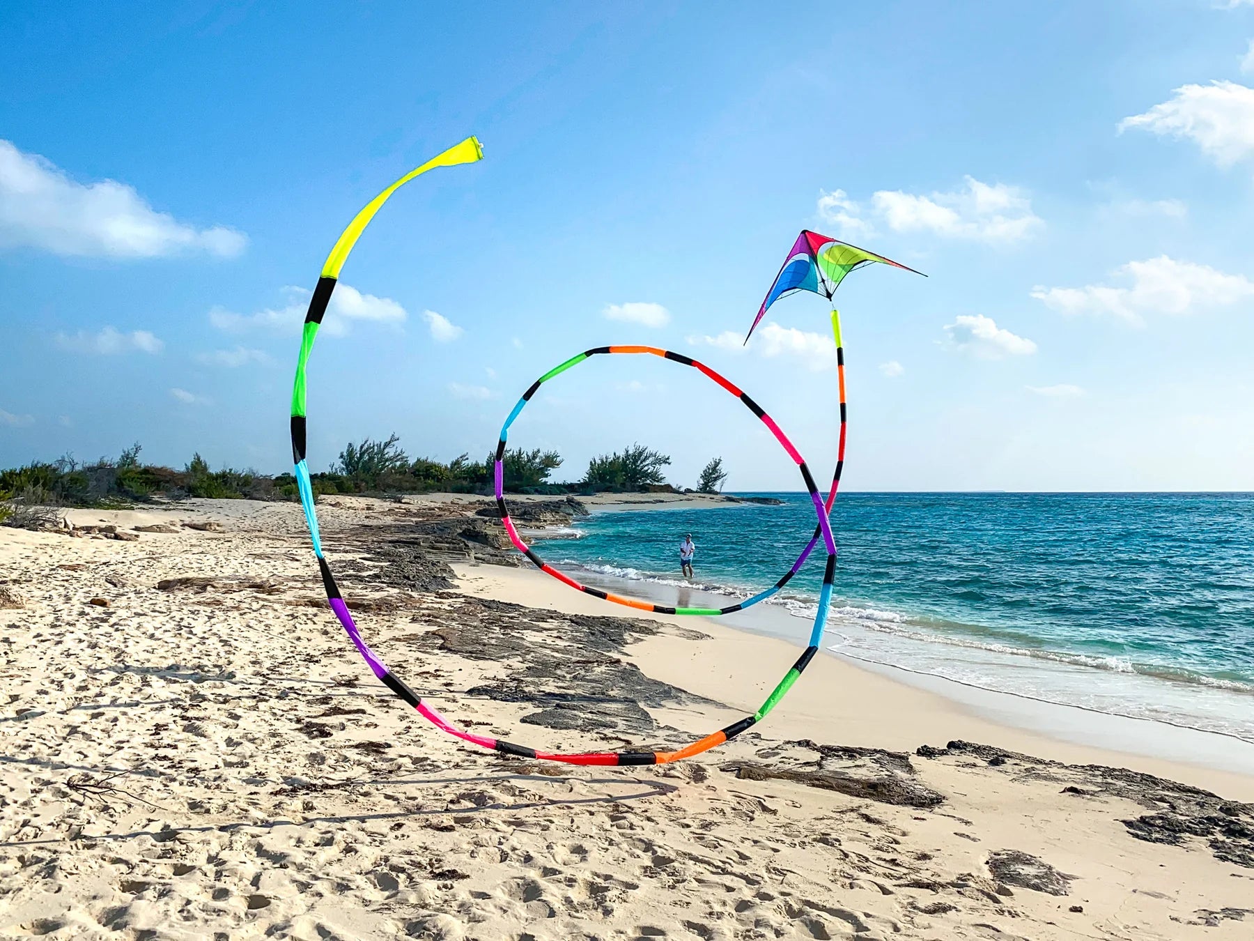 Prism Quantum 2.0 Stunt Kite - Professional Dual Line Kite for Adults & Kids - Colorful Spectrum Design - Perfect for Beach, Park & Outdoor Adventures