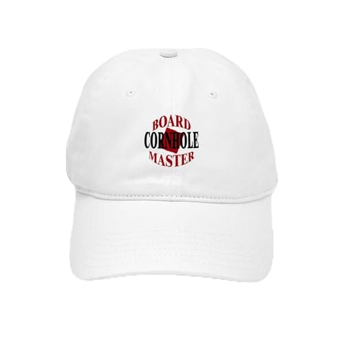 White - Cornhole Board Master Cap