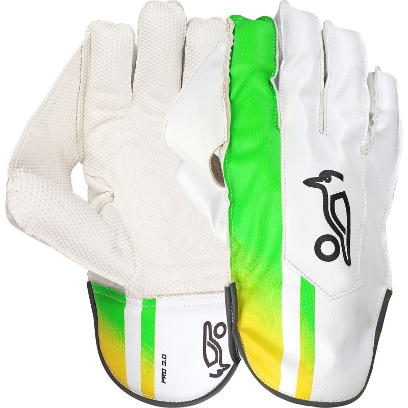 Kookaburra Kahuna Pro 3.0 Cricket Wicket Keeping Gloves - Premium Leather Wicketkeeper Gloves for Cricket Matches & Training Sessions