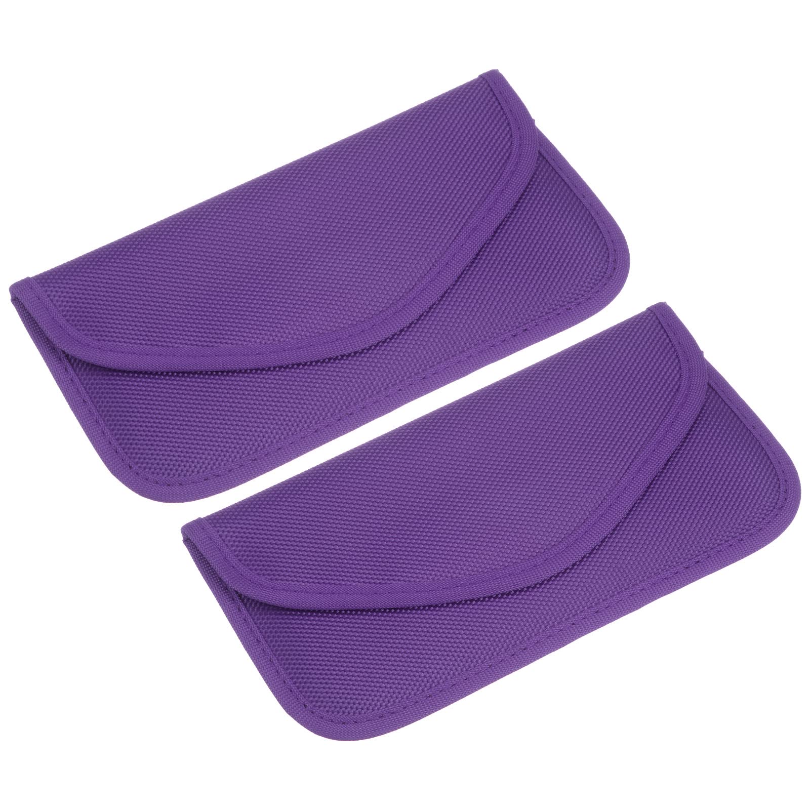**MECCANIXITY 2-Pack Faraday Bags – RFID Blocking Pouch & Wallet (7.87 Inch) – Anti-Tracking, Anti-Theft, Anti-Spying for Phones, Key Fobs, Credit Cards – Purple – Perfect for Travel, Privacy Protection & Secure Storage**