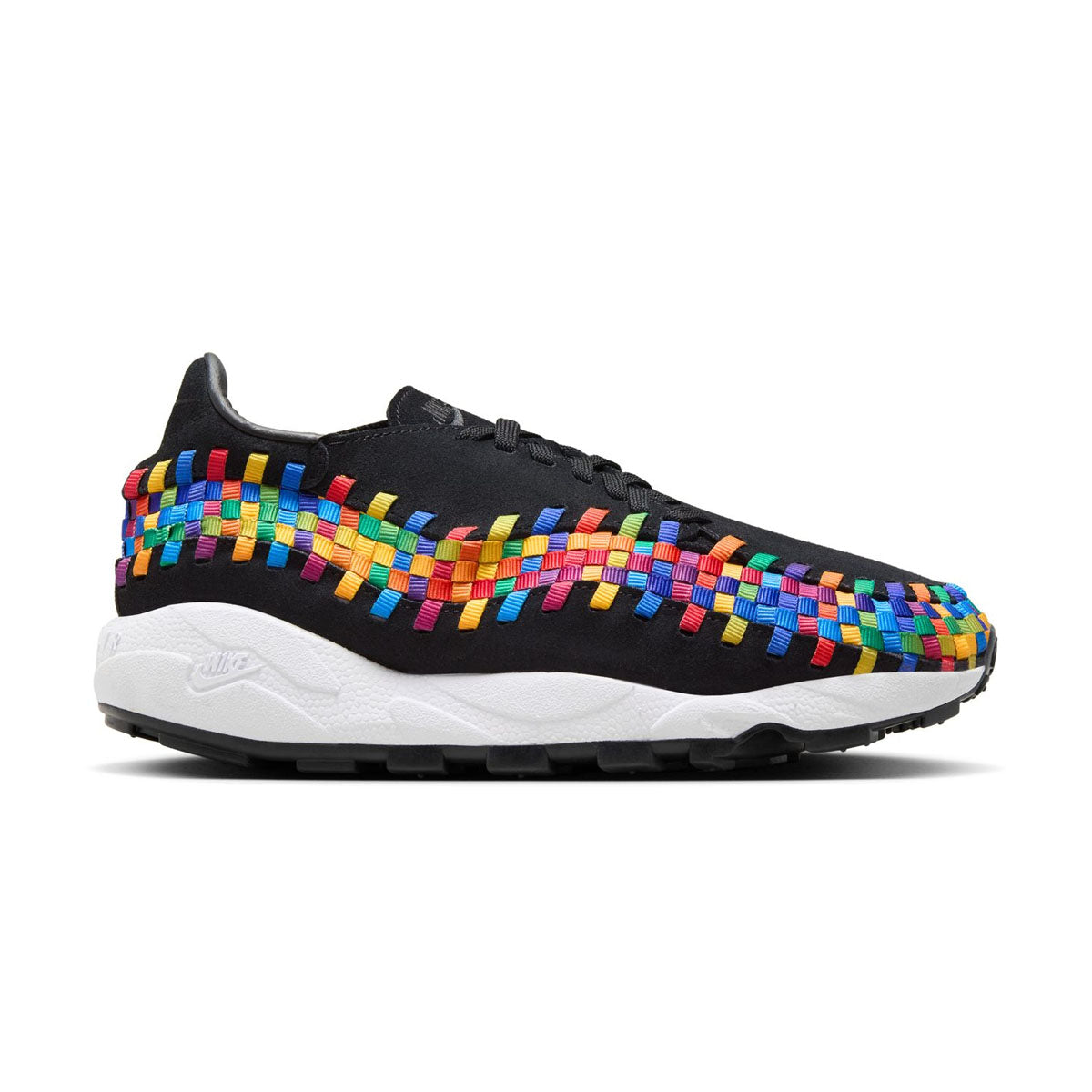 Footscape Woven Rainbow Sneakers - Lightweight Breathable Running Shoes for Men & Women | Perfect for Jogging, Gym Workouts & Casual Streetwear Fashion