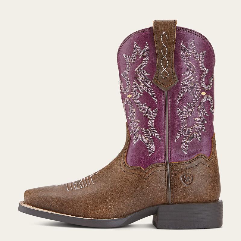 Vintage Kid's Tombstone Western Boots - Classic Cowboy Boots for Boys & Girls - Perfect for Halloween Costumes, Rodeo Events & Western Themed Parties