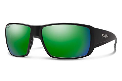 Matte Black / Chromapop Glass Polarized Green Mirror