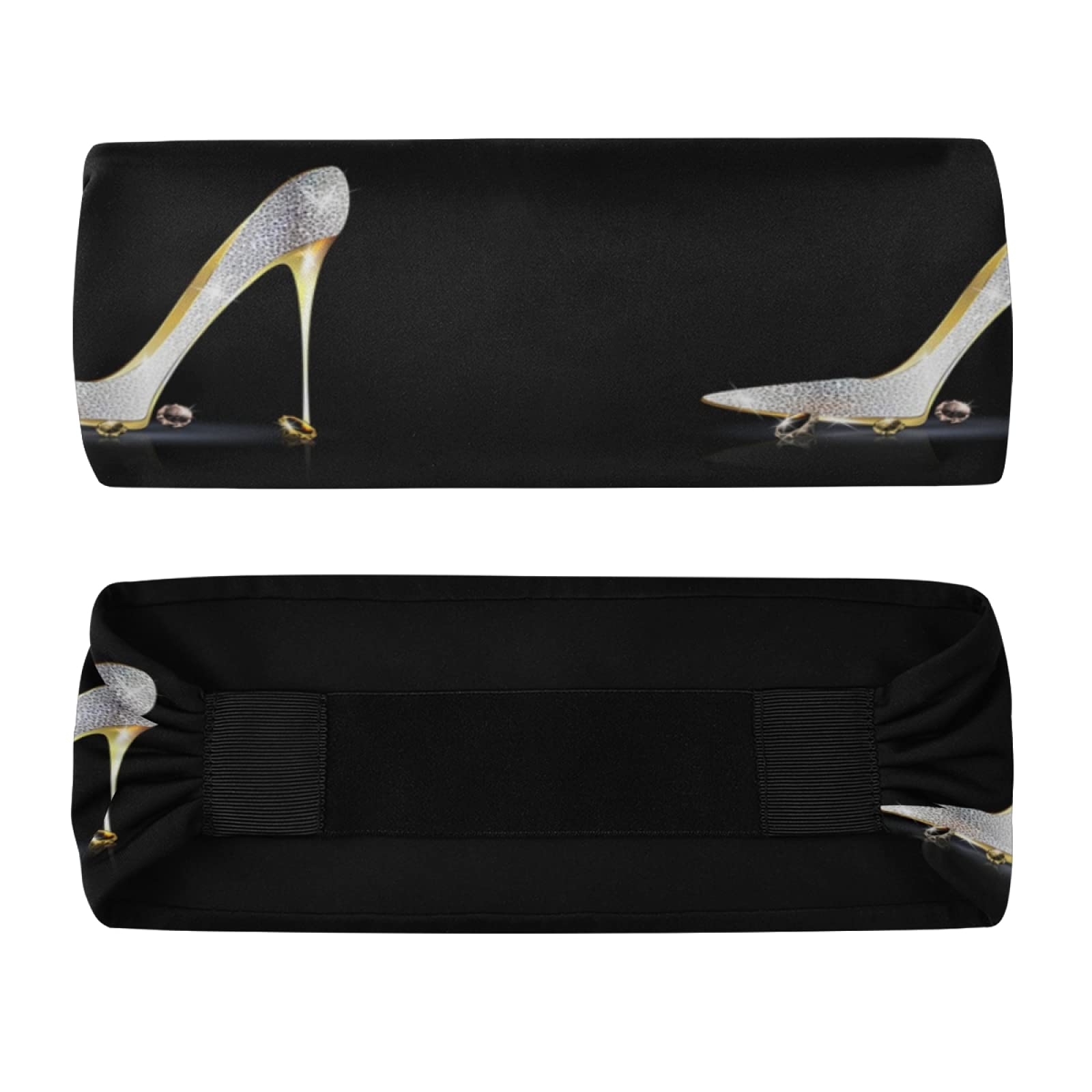Crystal Embellished High Heel Shoes for Women | Stretchy Breathable Headbands for Yoga, Workout & Sports | Sweat-Wicking Hair Wraps & Afro-American Style Headscarves | Perfect for Gym, Running, Dance & Fitness Activities