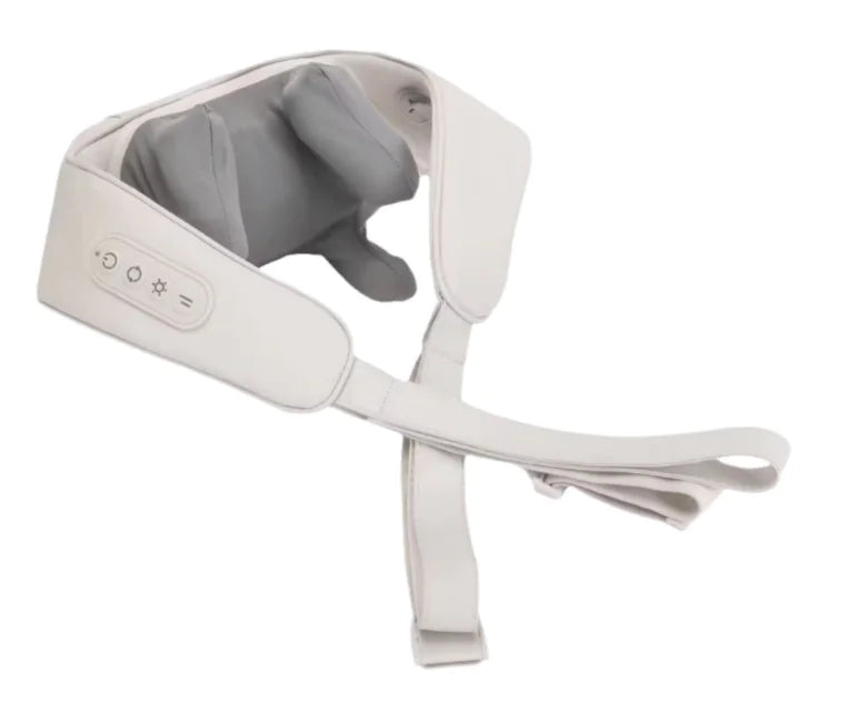 Rechargeable Trapezius Neck Massager - Portable Shoulder & Neck Pain Relief with Heat Therapy - Perfect for Office, Travel & Home Use