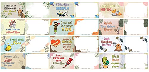 I Miss You Postcards (5 Set X 12 Designs)