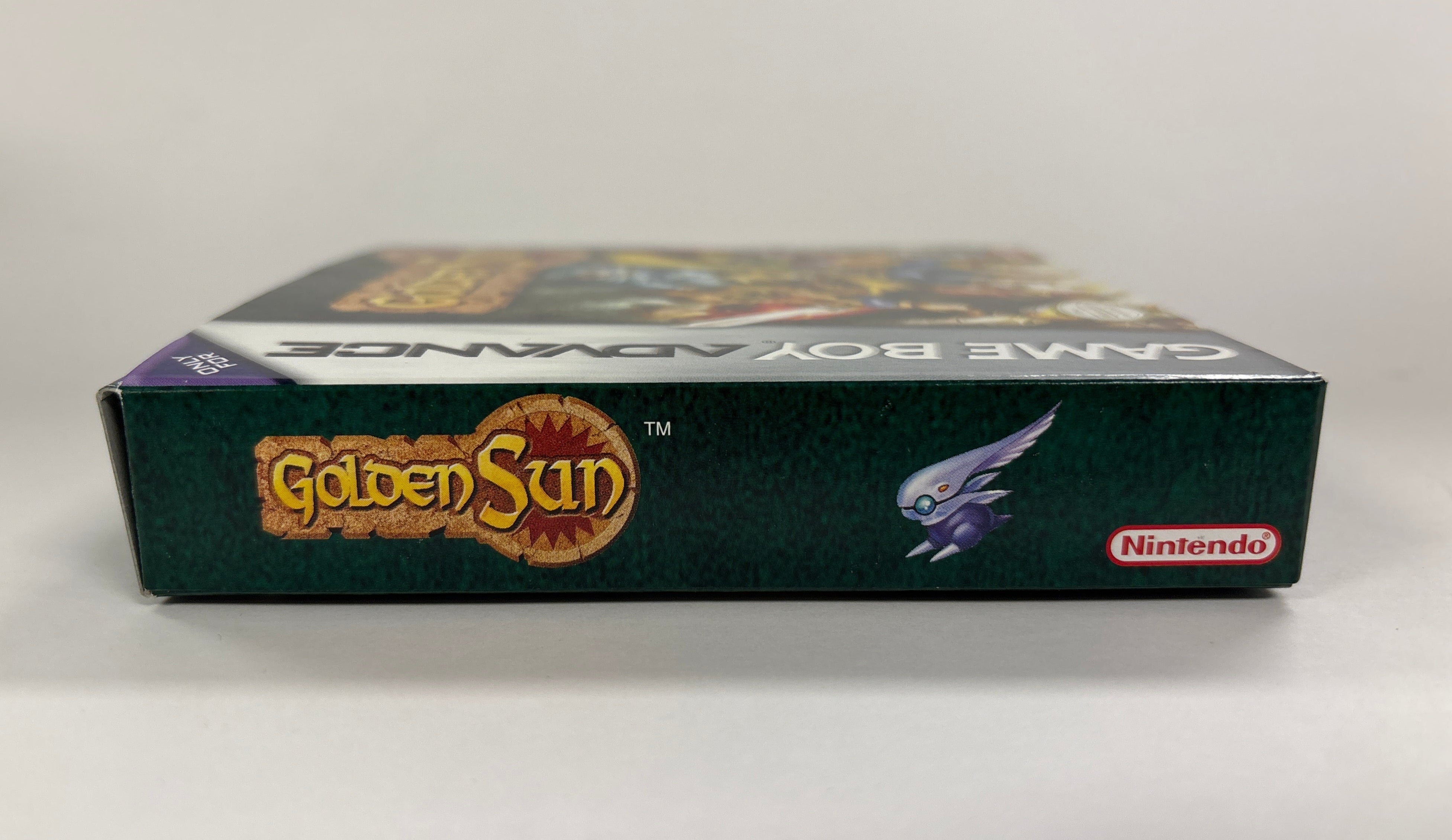 Golden Sun Game Boy Advance Box & Manuals Only (No Game Included) - Perfect for Collectors & Display Cases | Retro Gaming Memorabilia