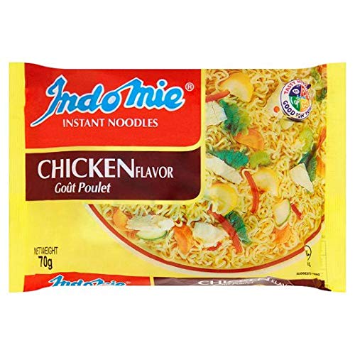 Indomie Chicken Flavor Instant Noodles - 40 Pack Bulk Case | Quick & Easy Meal for College Students, Office Lunch & Late Night Snacks