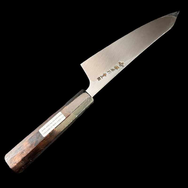 Premium Sakai Takayuki Hienn Series Blue #2 Steel Hammer Forged Ni Mai Kengata Deba Knife 180mm with Saya Sheath - Japanese Chef Knife for Sushi, Fish Filleting & Meat Cutting