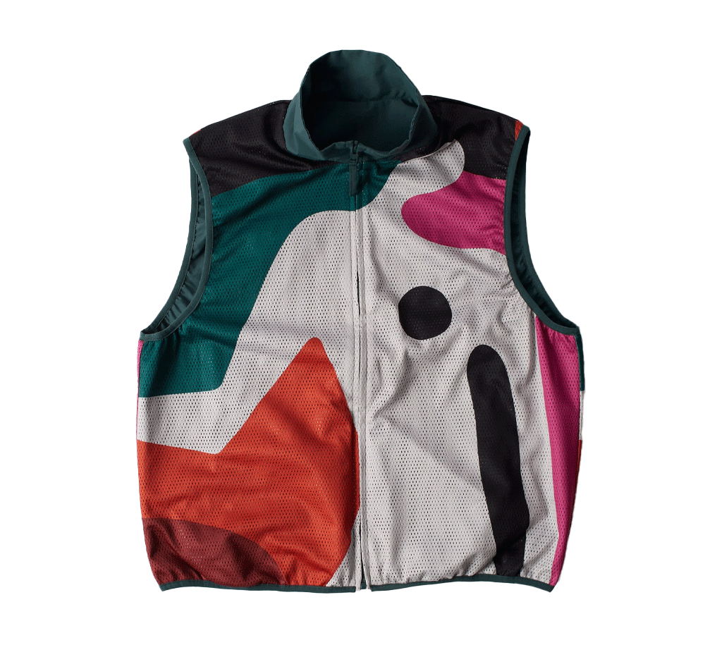 Ghost Cave Reversible Vest for Men & Women - Lightweight Outdoor Hiking & Camping Jacket - Water-Resistant Windbreaker for Travel & Adventure