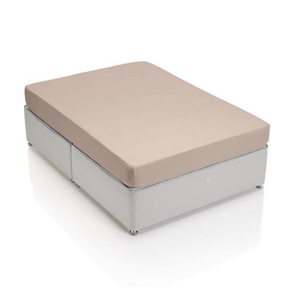 Premium Riggs Victorian Percale Fitted Sheet - Queen Size, 100% Cotton, Deep Pocket, Wrinkle Resistant - Perfect for Master Bedroom, Guest Room & Luxury Hotels